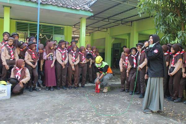 piyungan mitigasi bencana di SMPN 1 Piyungan Bantul