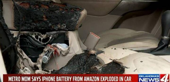 Baterai iPhone meledak