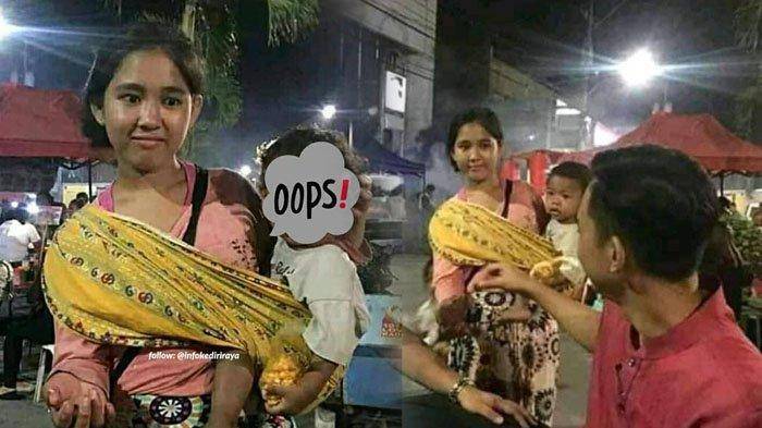 pengemis cantik viral