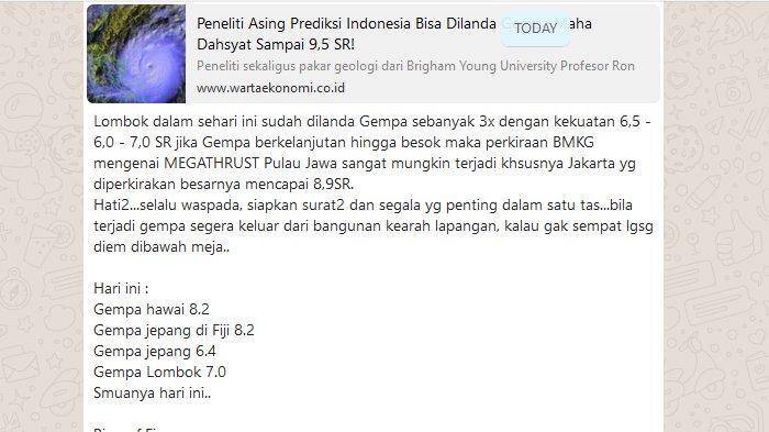 viral gempa bumi lombok