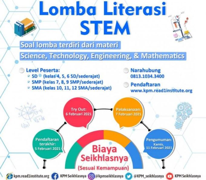 KPM Akan Gelar Lomba Literasi STEM, Apa Itu? » JOGLOSEMAR NEWS