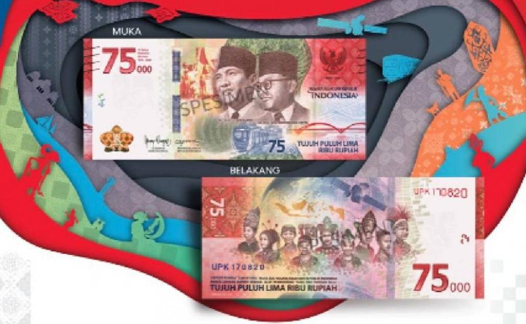 uang kertas rp75 ribu