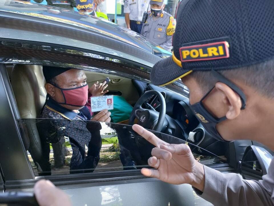 penyekatan mudik sragen