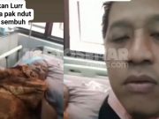 Pak Gendut Woko Channel atau bernama asli Sutrisno Agung dilarikan Ke Rumah Sakit Bhayangkara Kediri | Sumber : Story Facebook Woko Channel