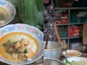 Viral! Jualan Bubur dengan Harga Paling Murah, Netizen : Sedekah Berkedok Jualan | Foto : Tiktok @den_kentung