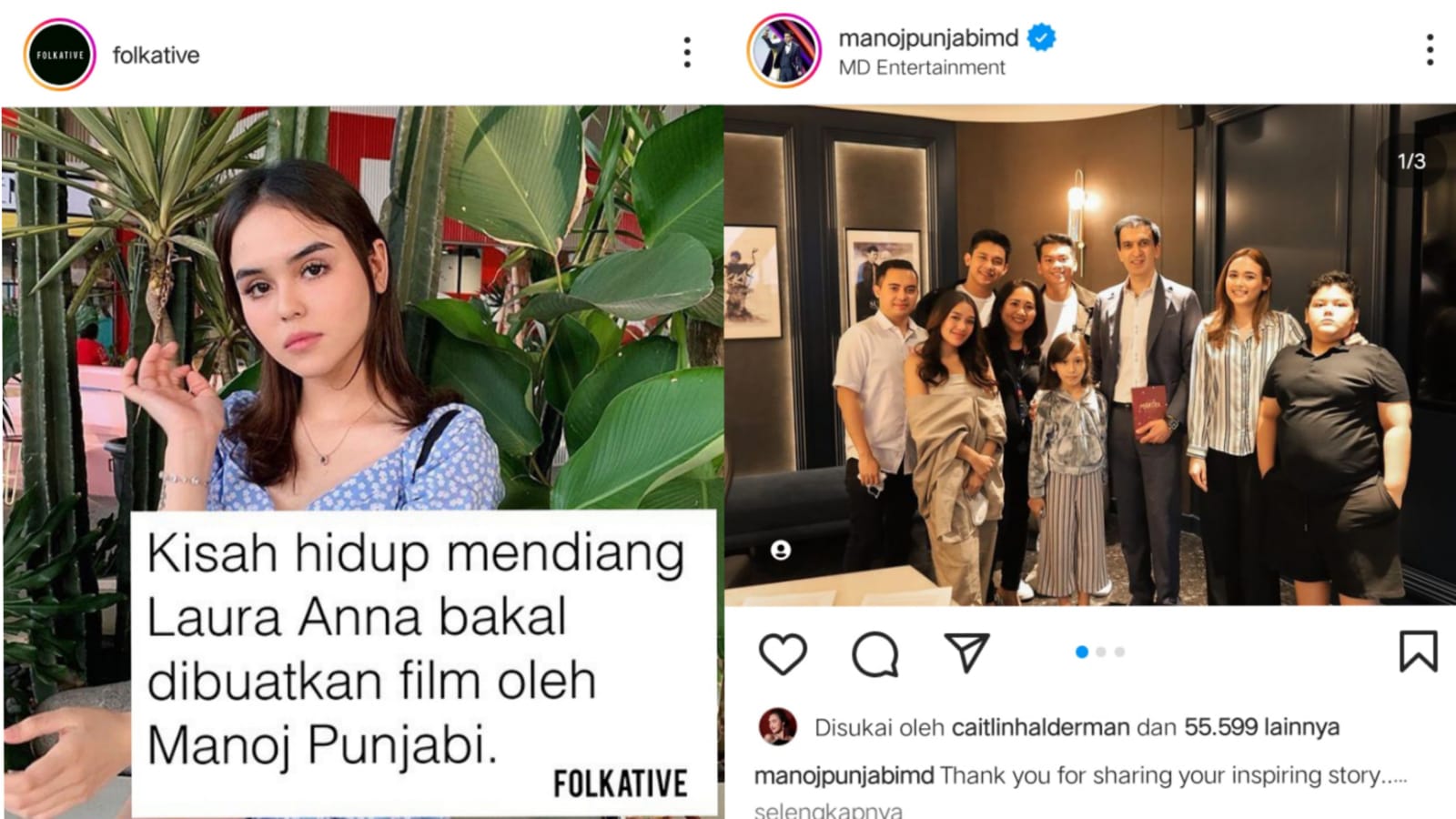 Manoj Punjabi Akan Bikin Film Berdasarkan Kisah Hidup Laura Anna ...