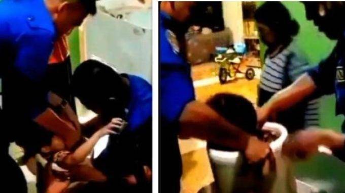 bocah dalam kmesin cuci