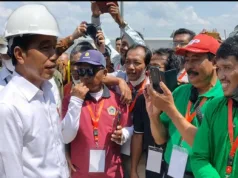 Presiden Jokowi kunjungan kerja di kabupaten Sragen, pada Sabtu (11/3/2023) | Huri Yanto
