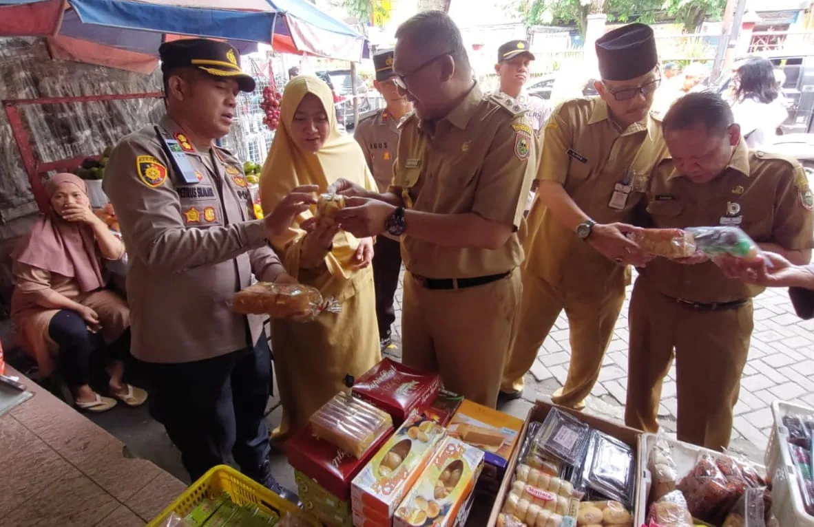 sidak makanan wabup dan kapolres boyolali