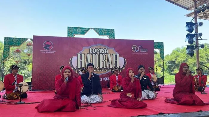 Lomba hadrah digelar oleh DPC PDIP Solo