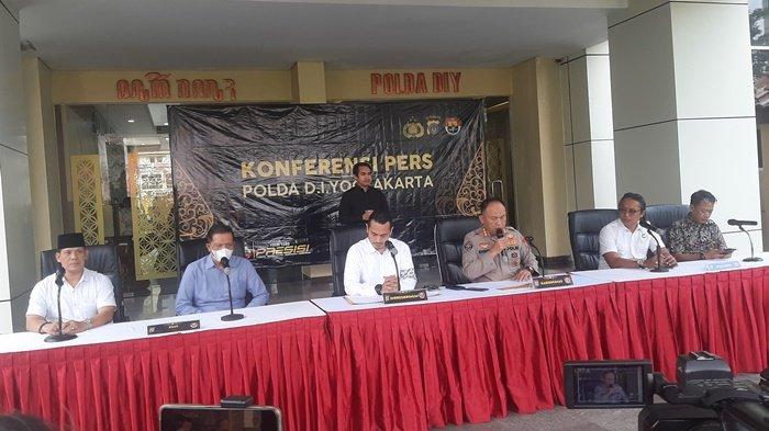 jumpa pers terkait kericuhan antara PSHT dengan Brajamusti