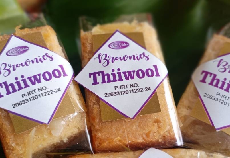 Brownies tiwul Brownies tiwul