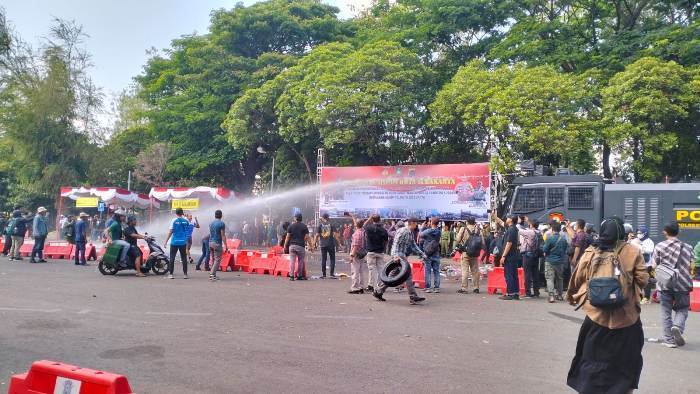 simulasi pengamanan Pemilu 2024