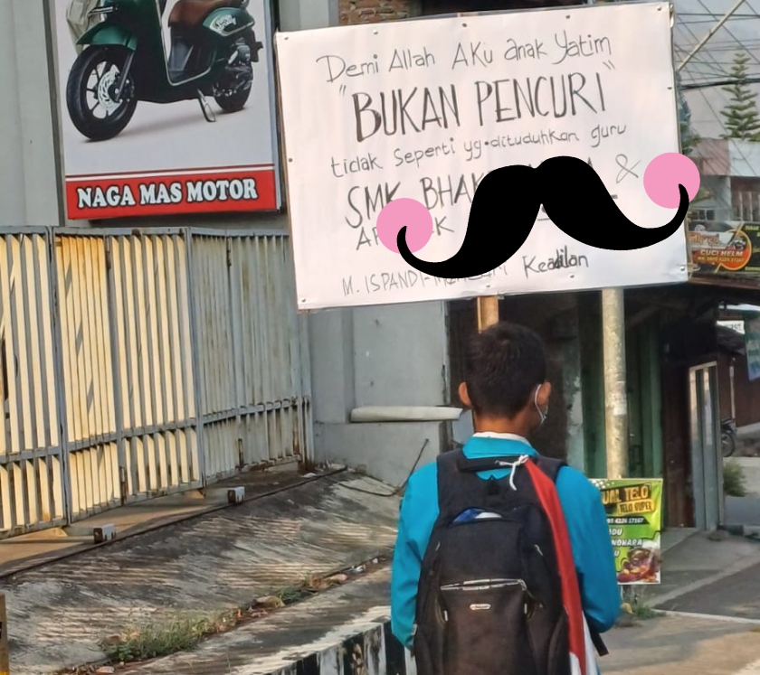 Viral Siswa Smk Wonogiri Mencari Keadilan Bawa Poster Bukan Pencuri