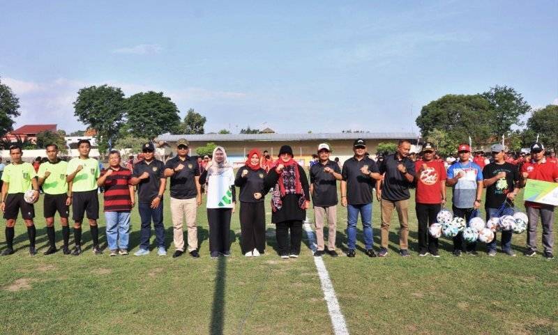 Pemerintah Kabupaten Sragen menggelar Turnamen Sepak Bola Piala Bupati Sragen Tahun 2023