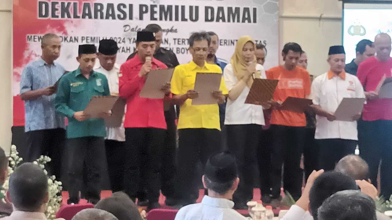 deklarasi pemilu damai boyolali