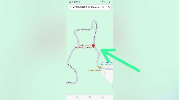 2612 - cinomati larangan melintasi jalur Cinomati