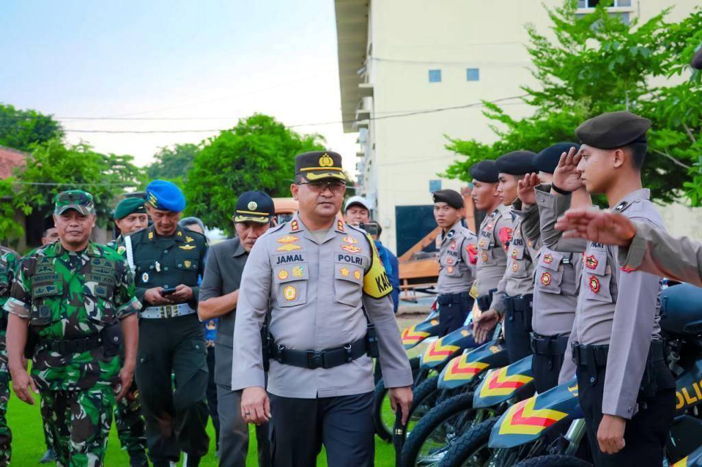 AKBP Jamal Alam Pimpin Apel Gelar Pasukan Operasi Lilin Candi 2023, Jumat, (22/12/2023) || Huriyanto
