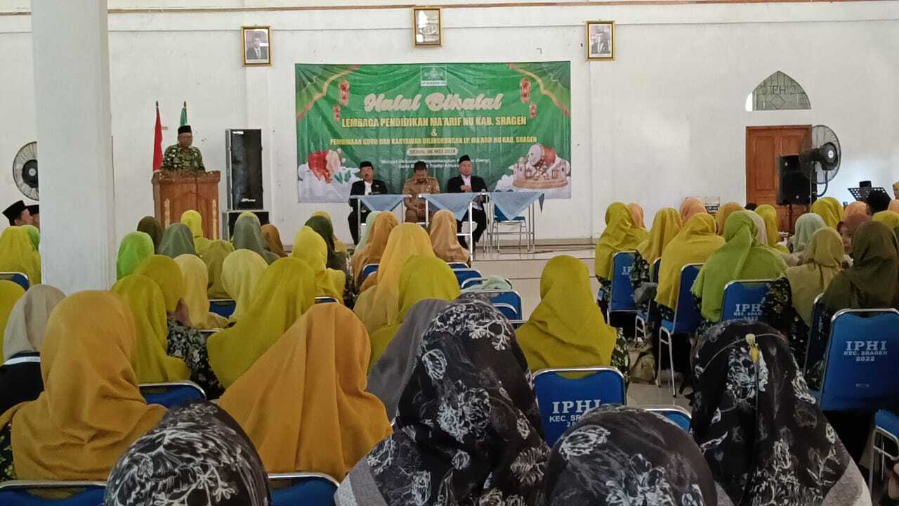 Halal Bihalal Lembaga Pendidikan Ma'Arif NU Kabupaten Sragen