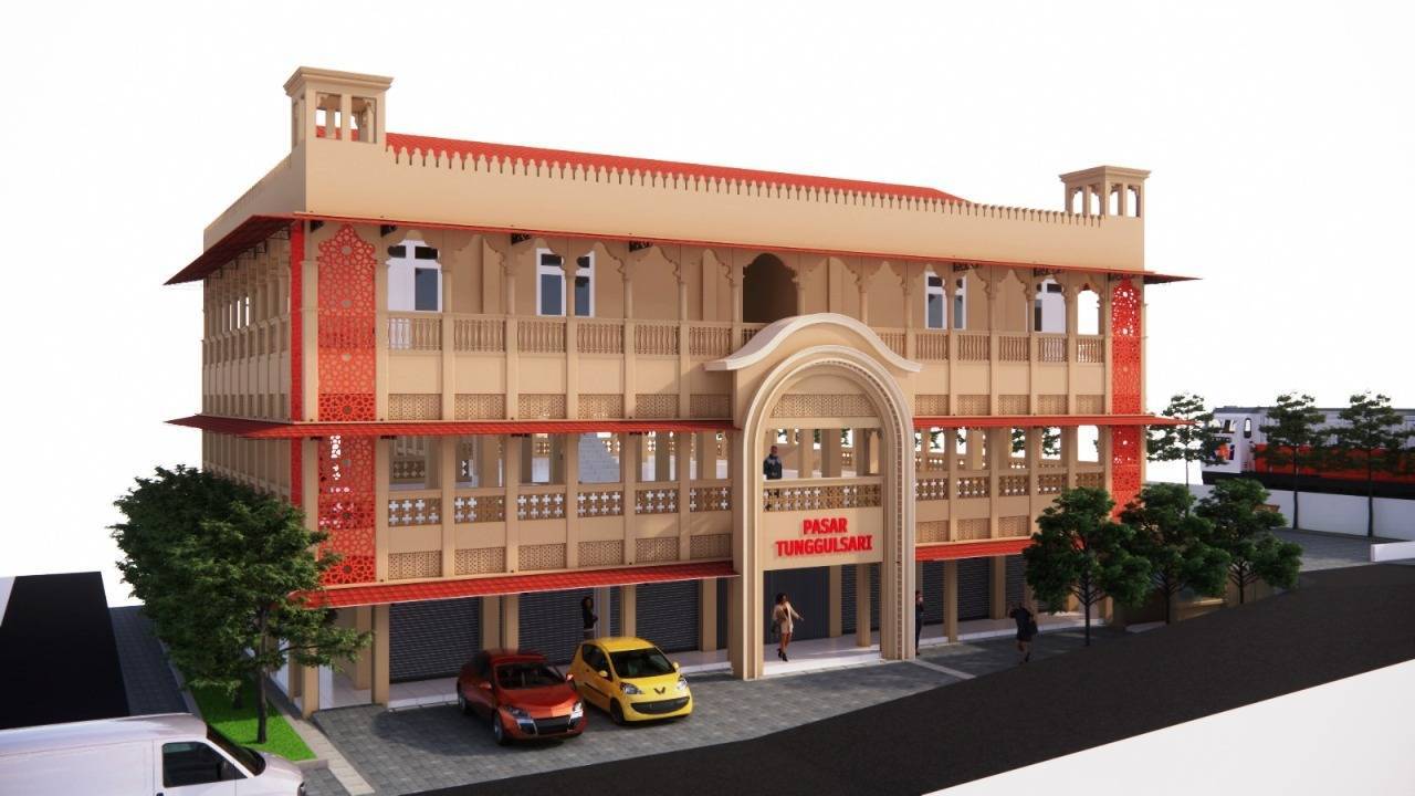 Desain Pasar Tunggulsari