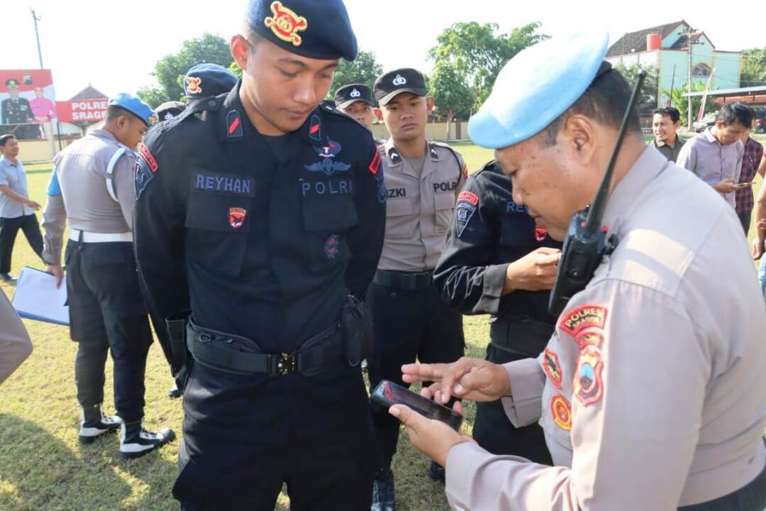 razia hp polres sragen