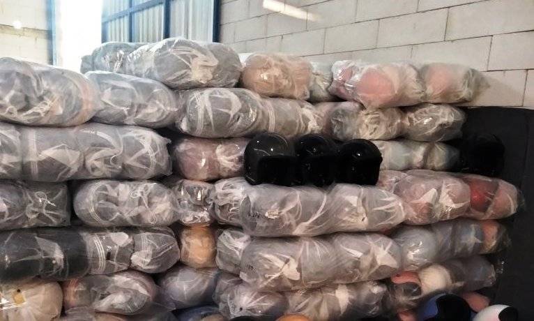 Helm-helm produksi ADT Helmet || dok Pemkab Sragen