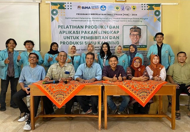 Program Bina Desa PDB 2024 di Desa Purworejo Tingkatkan Kualitas Peternakan Kambing Perah