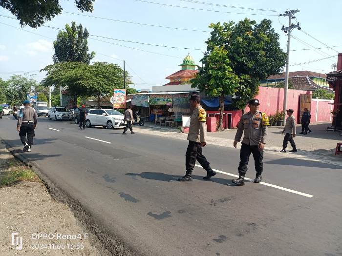 Pengamanan Ketat oleh Kepolisian Jaga Kedamaian Kampanye Paslon 01 dan Paslon 02 di Boyolali