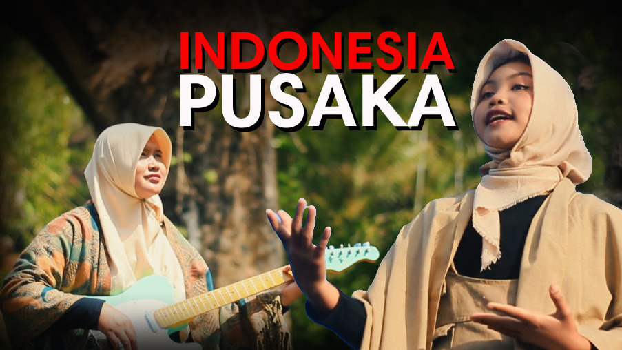 Indonesia Pusaka Cover by Davina, Karya Terbaru SMPN 4 Karangtengah Wonogiri Meriahkan HUT PGRI dan HGN