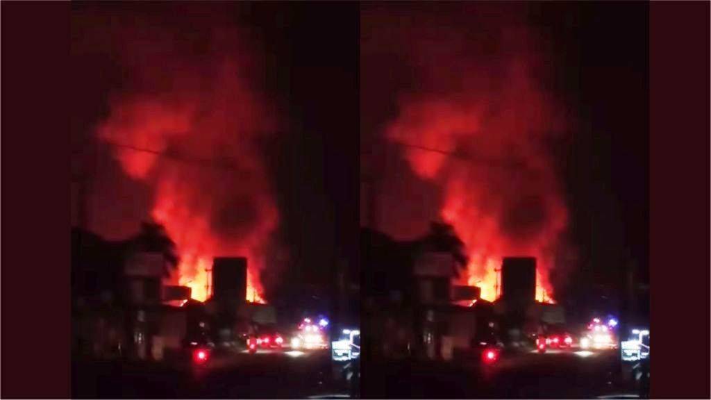 Pasar Karanggede, Boyolali Terbakar