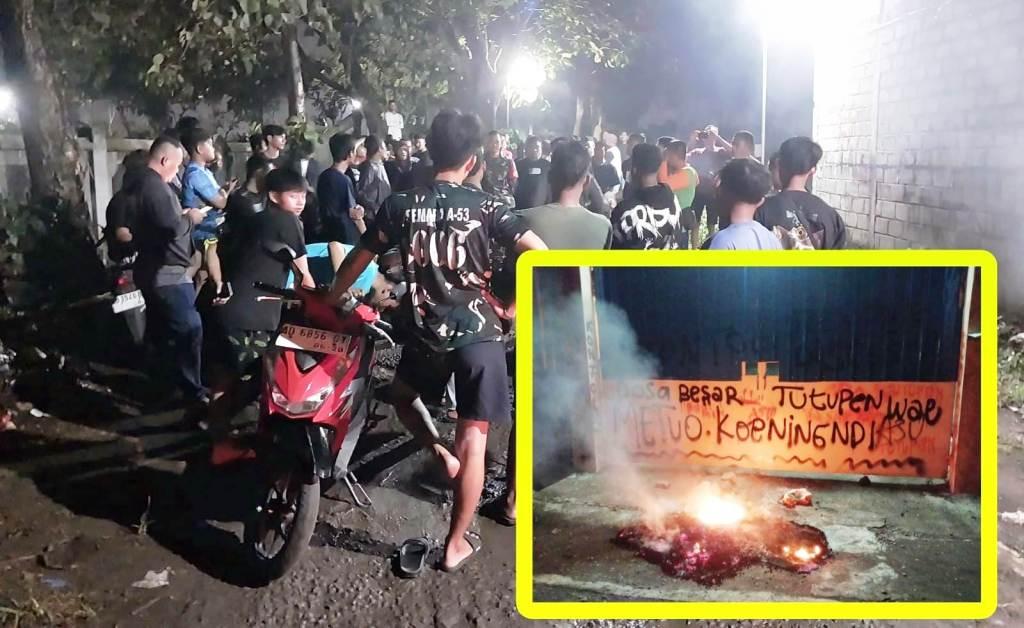 Puluhan Warga Kalijambe Sragen Demo dan Gruduk Kandang Ayam di Desa Jetiskarangpung, Diduga Jadi Sumber Wabah Lalat