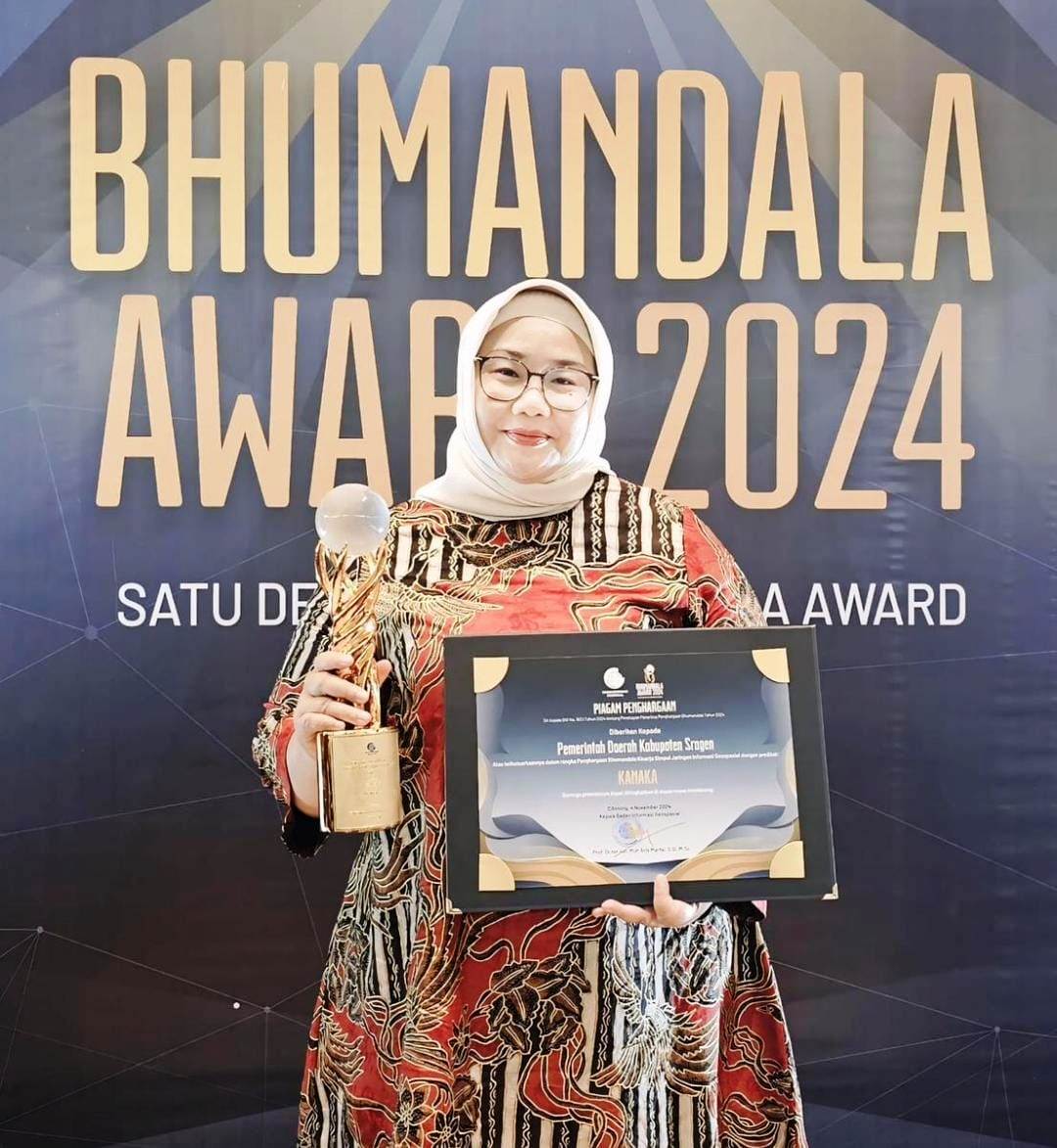 Dipimpin Bupati Yuni, Kabupaten Sragen Berhasil Mendapatkan Bhumandala Award Ke-8