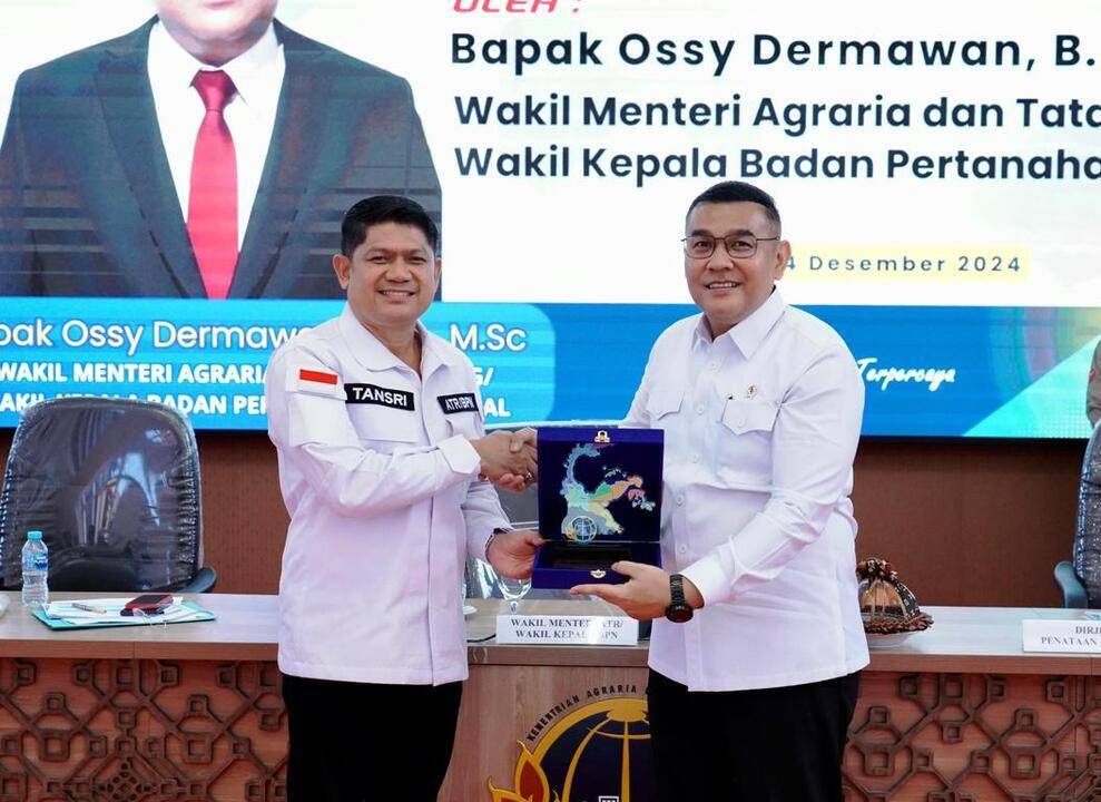 Wakil Menteri Agraria dan Tata Ruang-Wakil Kepala Badan Pertanahan Nasional (Wamen ATR-Waka BPN), Ossy Dermawan