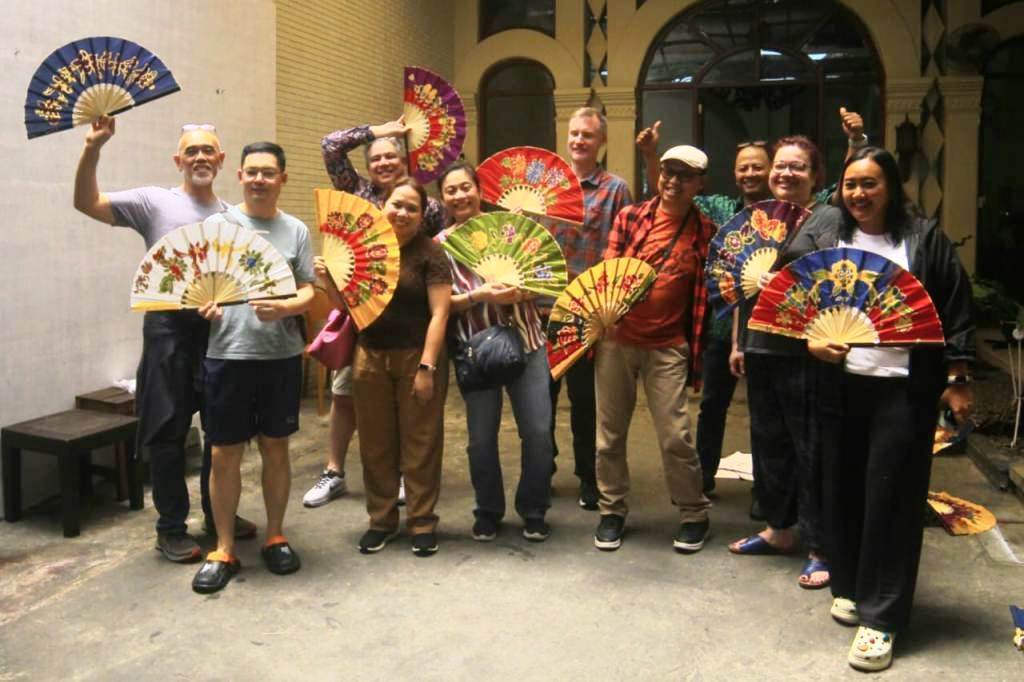 Warga Asing Belajar Membatik di Solo 3