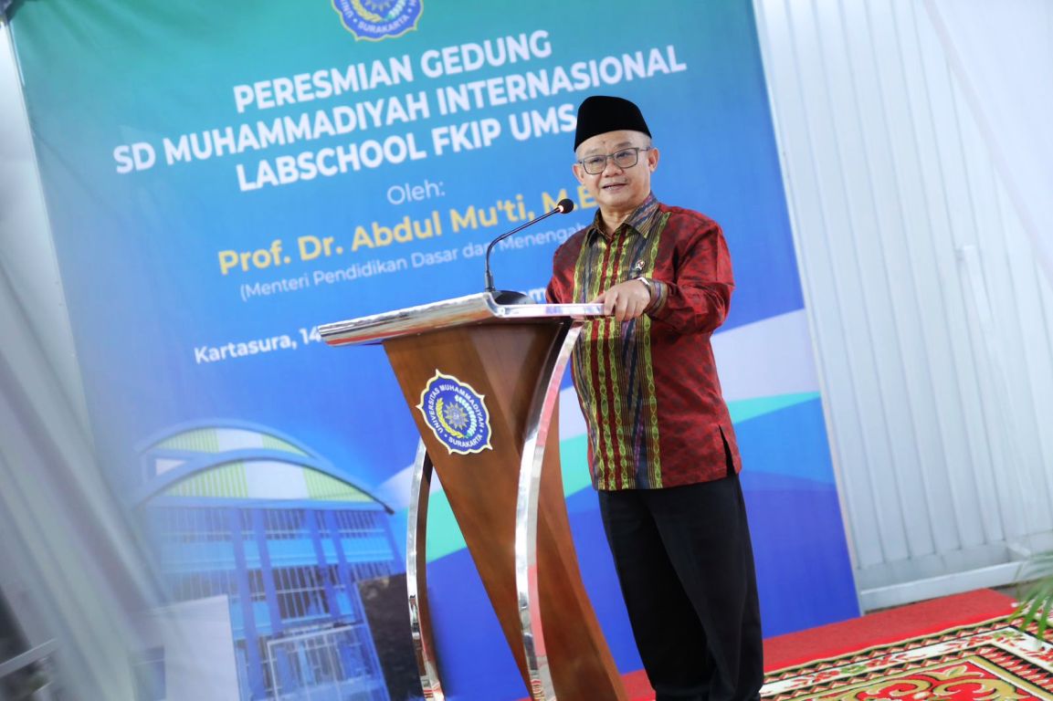 Mendikdasmen Resmikan SD Muhammadiyah Internasional Labschool FKIP UMS, Ikhtiar Membangun Pendidikan Bermutu