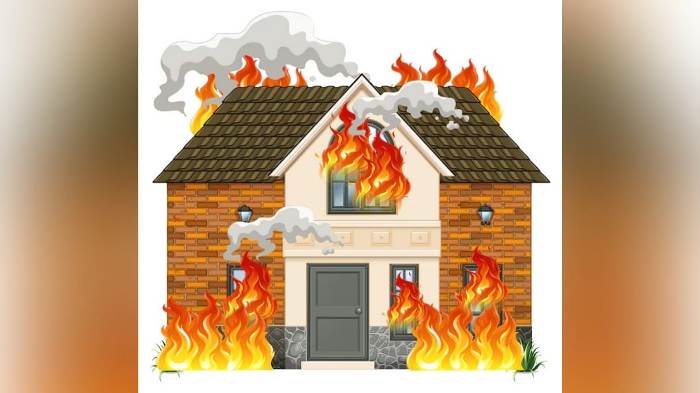 Diduga Gegara Ngecas HP di Kasur,  Rumah Warga Tepus Gunungkidul Terbakar!