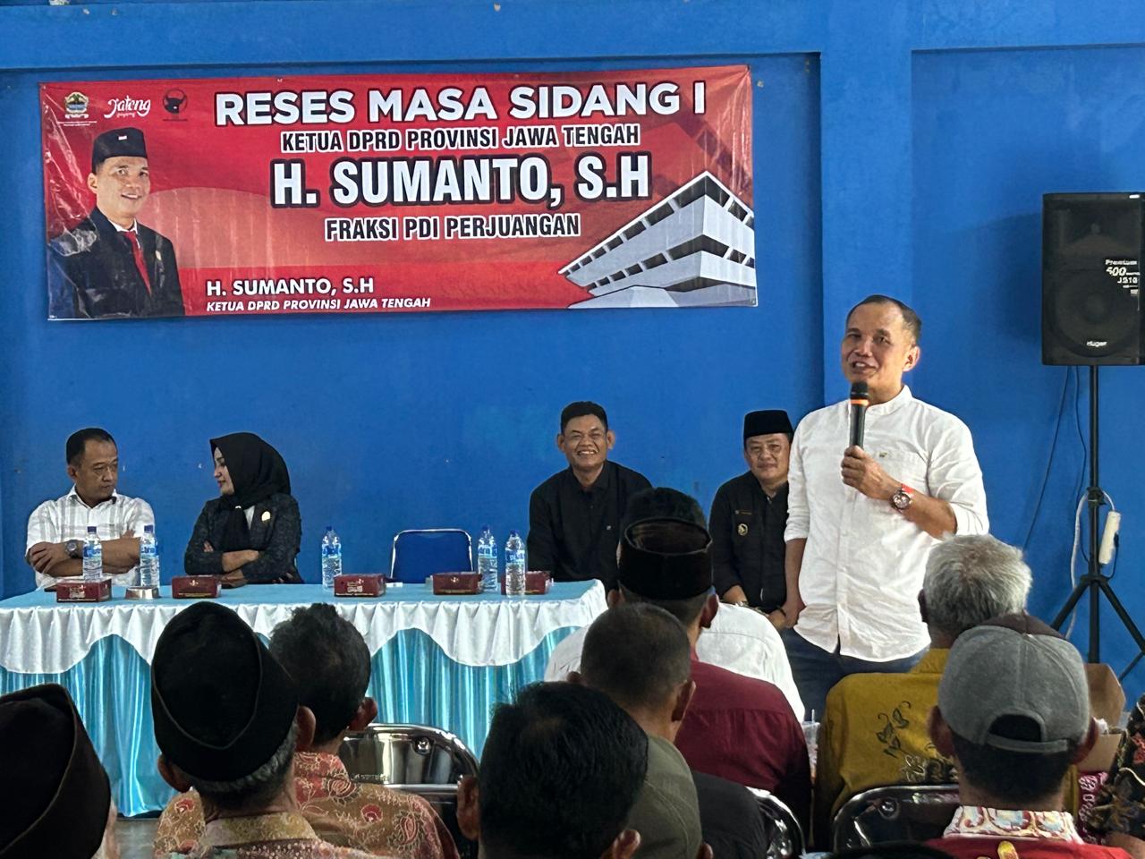 Reses di Karanganyar, Sumanto Dorong Anggota DPRD Kabupaten Ikut Bersinergi dalam Pembangunan