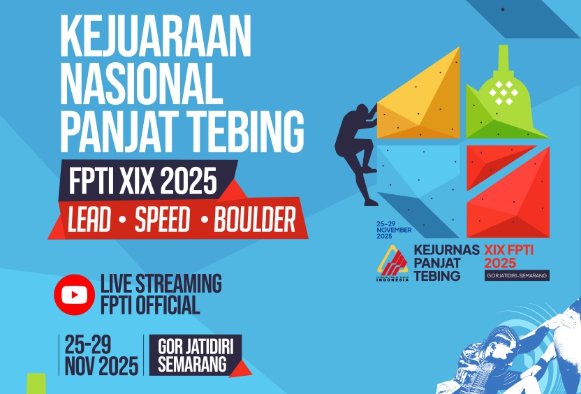 GILA! Semarang Jadi Arena Pertarungan Bintang Panjat Tebing Dunia, Veddriq–Katibin Turun Gunung di Kejurnas 2025!