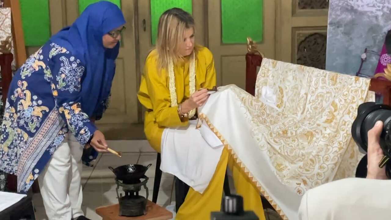 Ratu Maxima Ikut Workshop Membatik di Laweyan, Walikota Solo: Promosi Wisata Mancanegara yang Menarik