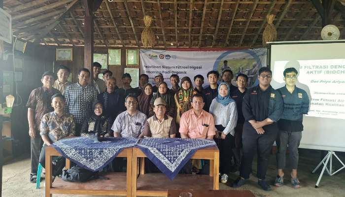 Tim Ahli UNS Terapkan Filter FIO di Gentungan, Saring Residu Pestisida untuk Padi Organik