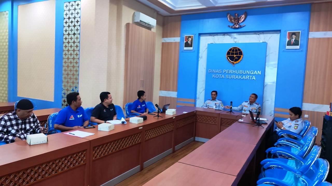 Bajaj Maxride Audiensi dengan Dishub Solo