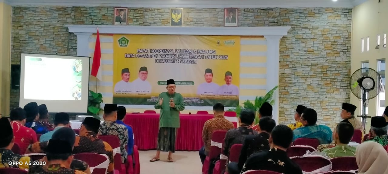 Pesantren Wajib Berbenah! Fakta Mengejutkan Terungkap di Rakor Validasi Data Wonogiri 2025