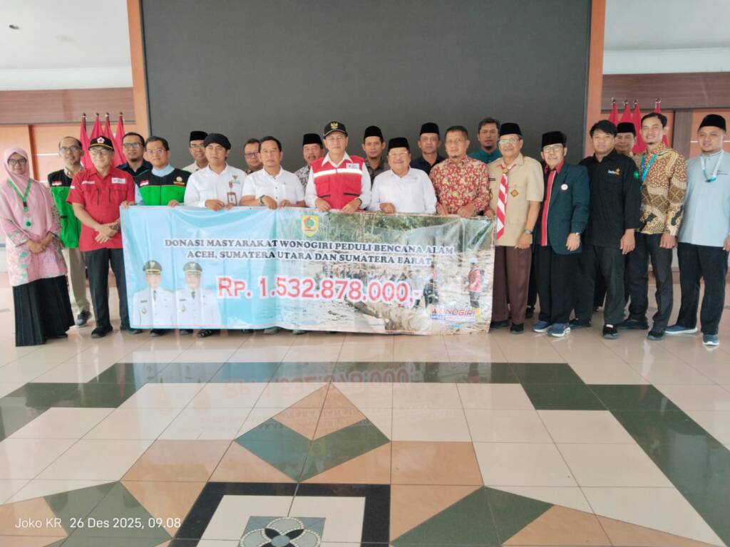 Wonogiri Kirim 1,8 Miliar dan Relawan ke Sumatra, Bantu Korban Bencana di Tiga Provinsi