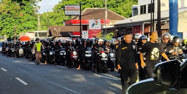 Bumi Reog Berdzikir 2025, Konvoi Besar PSHT Wonogiri Menuju Ponorogo