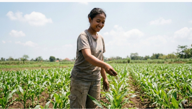 Pupuk Ora Telat Pari Ora Sambat, 54.456 Ton Pupuk Subsidi Mengalir ke Wonogiri