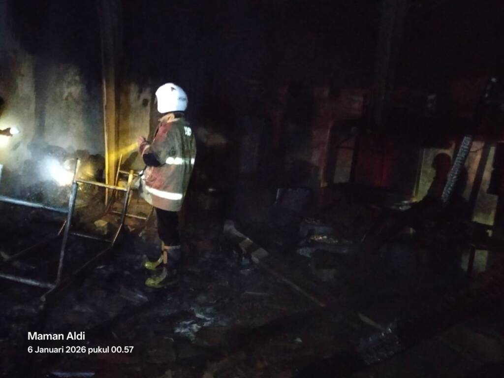 Kebakaran Pabrik Tahu Ngadiroyo Wonogiri Tengah Malam, Mesin dan Peralatan Ludes Terbakar