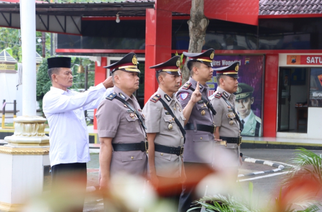 Kasatlantas Polres Wonogiri AKP Julius Marlon Gawe Kapolsek Jatipurno Iptu Sutrisno Kabagren AKP Subroto, ini Daftar Pejabat Baru Polres Jateng Tenggara