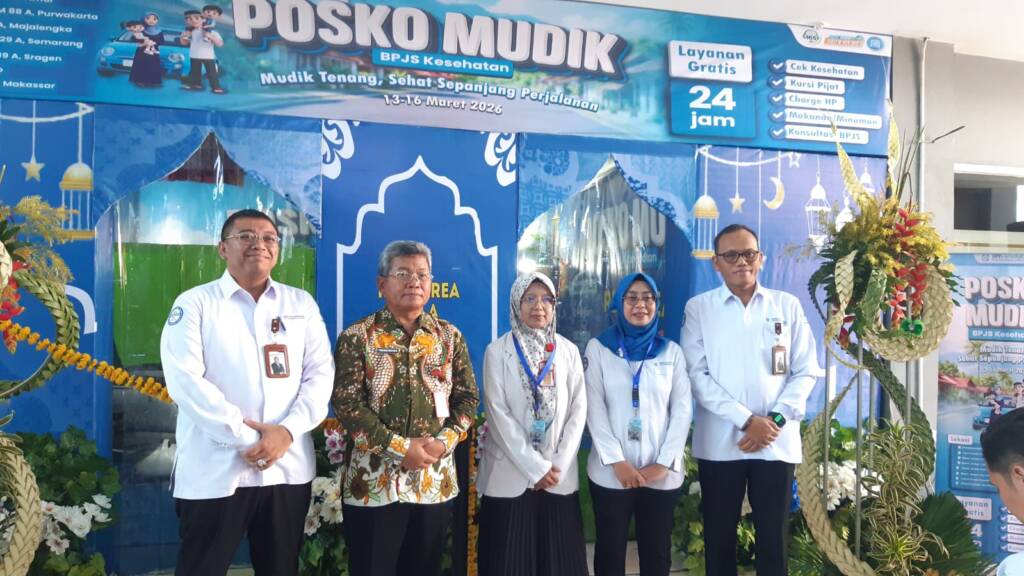 BPJS Kesehatan Hadirkan Posko Mudik di Rest Area 419A Sragen, Area Titik Lelah Pemudik