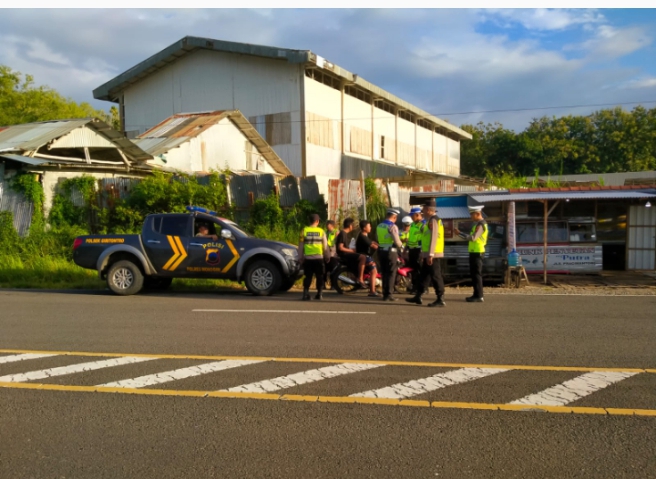 Ngabuburit Berujung Razia! Polisi Sisir JLS Pracimantoro, Niat Balap Liar Langsung Kocar-Kacir