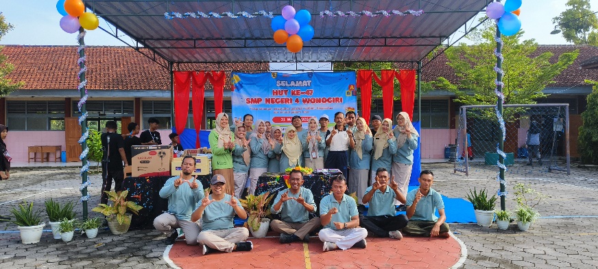 Penuh Kejutan! HUT ke-47 SMPN 4 Wonogiri Suguhkan Aksi dan Hadiah Tak Terduga